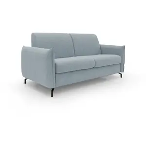 Divani.store Scarlet Canapé-Lit - Bleu Pastel pas cher
