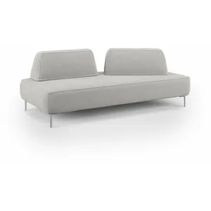 Divani.store Newton Canapé modulable avec dossier amovibles T07 212 cm gris