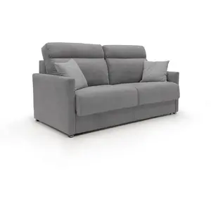 Divani.store Margot Canapé lit - Gris pas cher