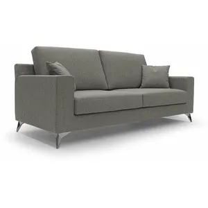 Divani.store Michael Canapé en tissu imperméable antitache T03 166 cm taupe pas cher
