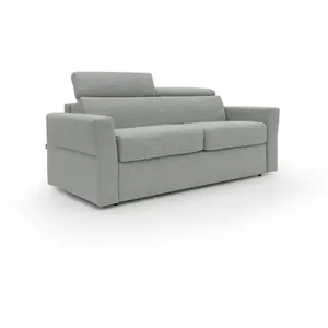 Divani.store Avalon Canapé Lit - Gris Clair pas cher