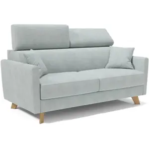 Comparateur de prix : Divani.store Canapé convertible avec têtières réglables 200 cm vert