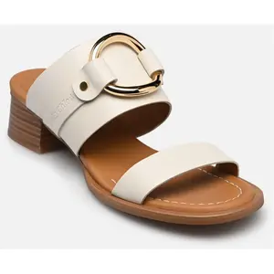 Comparateur de prix : Hana Mule Mid Heel par See by Chloé Blanc 37 Femme