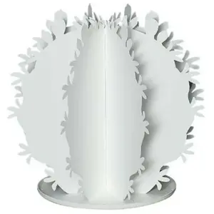 0VA2926C26 Cactus rond blanc, Arts et métiers pas cher