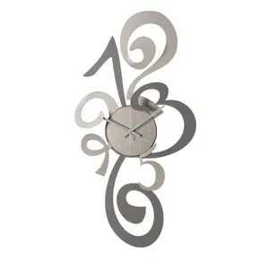 ARTI E MESTIERI horloge murale TRUCIOLO (Fango e Sabbia - Métal verni) pas cher