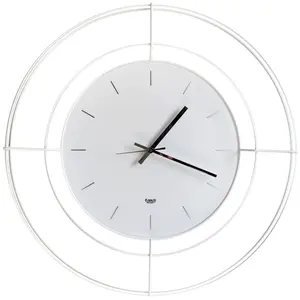 ARTI E MESTIERI horloge murale NUDO PICCOLO (Blanc - Métal verni) pas cher