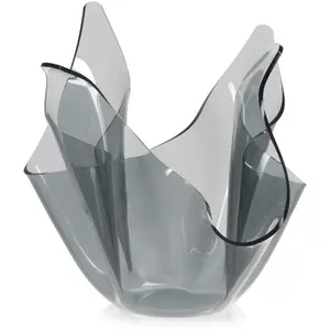 Comparateur de prix : Iplex - Vase Donna fumé transparent - 21x17x14 cm T.U