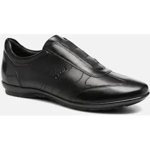 Derbie Geox Symbol Smooth Leather Noir 41 U74A5C_00043_C9999 pas cher