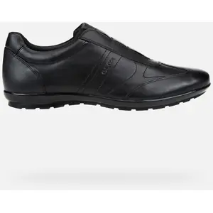 Derbie Geox Symbol Smooth Leather Noir 40 U74A5C_00043_C9999 pas cher