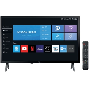 Comparateur de prix : TELE System SMART24 LS2 A11 59,9 cm (23.6") HD Smart TV WLAN Noir 180 cd/m