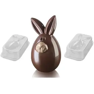 Silikomart Moule À Chocolat Lucky Bunny Plastique Silikomart pas cher