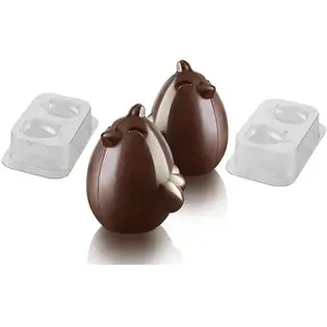 Comparateur de prix : Set de 2 moules Chocolat Poussin de Pâques Paul Cino Silikomart