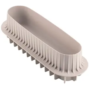Comparateur de prix : silikomart INSERTO BUCHE - MOULE SILICONE 20X35/H3 CM + 22X5/H4 CM - - Gris - Silicone