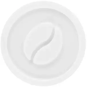 6 moules en silicone décor mini coffee 7 cm Silikomart pas cher