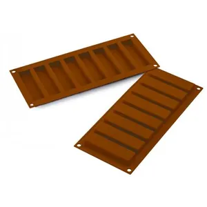 Silikomart Moule à chocolat silicone 8 barres pas cher