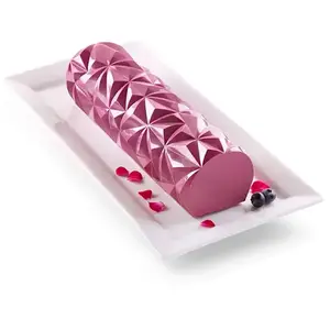 Comparateur de prix : Kit buche Diamant 25 cm - Silikomart - Blanc - Silicone