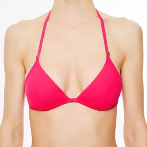 La Perla - Haut de maillot de bain triangle Contemporary rose T.36/B pas cher
