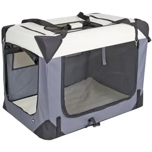 Comparateur de prix : Sac de transport pour chien Kerbl Gris 58x81x58 cm DG80598-