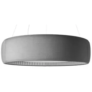 LUCEPLAN lampe à suspension SILENZIO (Ø150 cm Gris Pâle - Tissu Kvadrait Remix 2)Vendu parmyareadesign