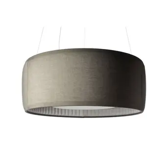 Comparateur de prix : LUCEPLAN lampe à suspension SILENZIO (Ø90 cm Sable - Tissu Kvadrait Re...