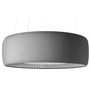 LUCEPLAN lampe à suspension SILENZIO (Ø120 cm Gris pâle - Tissu Kvadra...Vendu parmyareadesign