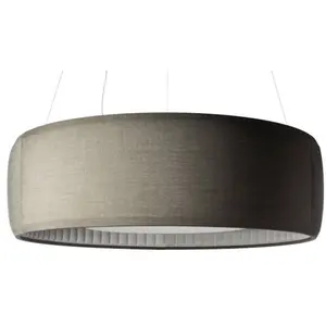LUCEPLAN lampe à suspension SILENZIO (Ø120 cm Sable - Tissu Kvadrait Remix 2)Vendu parmyareadesign
