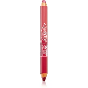 Purobio - DUO crayon lèvres DAY et NIGHT Crayon à lèvres 4.2 g Rouge f... pas cher