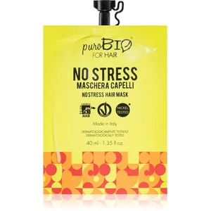 Comparateur de prix : puroBIO Cosmetics No Stress masque revitalisant cheveux 40 ml