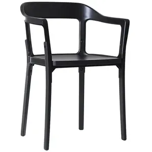 MAGIS chaise STEELWOOD CHAIR (Noir - Hêtre et acier) pas cher
