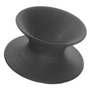 Magis Fauteuil Tournant Spun (Gris Anthracite - Polyéthylène) pas cher