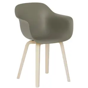 Magis Fauteuil Substance Plywood (Gris Beige - Frêne Naturel Et Polypr... pas cher