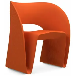 Magis Fauteuil Raviolo (Orange - Polyéthylène)