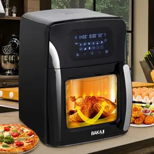 Comparateur de prix : Bakaji 2832412 Four friteuse à air chaud Airfryer, affichage LED Touch...