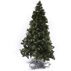 Star Christmas Sapin de Finlande avec 1627 Branches, doté de Pommes de pin, 270 cm, PVC pas cher