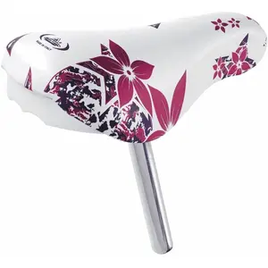 Montegrappa Selle pour Enfant 12/14 Blanc/Rose avec Canotto 22mm en Cu...