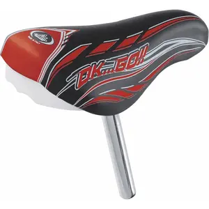 Montegrappa Selle pour enfants 12/14 pouces noir/rouge avec tige de 22...