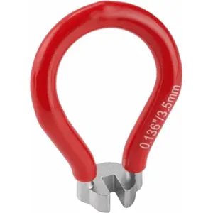 Clé de rayons BONINBIKE Rouge pour réglage des rayons de vélo 3.5 mm (0.136') pas cher