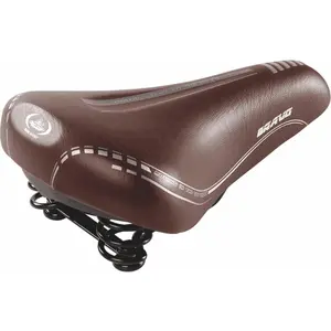 Montegrappa Selle Citybike Bravo Soft Marron 275x180 mm avec Structure...
