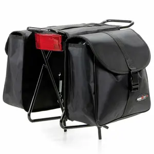 Cicli Bonin Sacoche arrière en polyester noir 600D 29x10x25 cmVendu parbikeinn