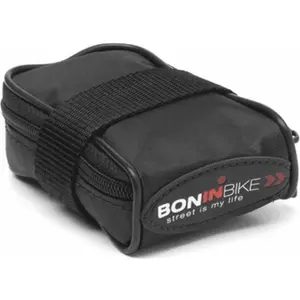 Bonin Sacoche sous selle pour chambre à air de vélo de course, Noir, 13x7x3.5 cm pas cher