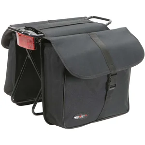Cicli Bonin Sacoche Arrière Géante Noire 33x10x32 cm - 1275g, Spacieuse et RésistanteVendu parbikeinn