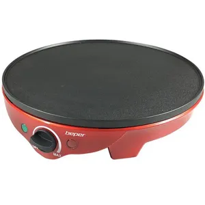 BEPER BT.700Y Crêpière Electrique et Accessoire, 1300 W, Rouge pas cher