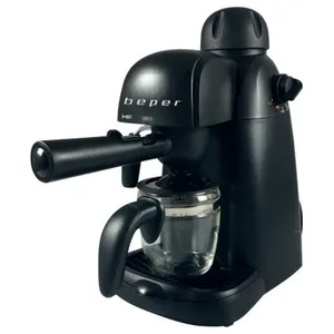 Beper - Machine à café avec mousseur à lait - 3.5 bar - 4 tasses pas cher