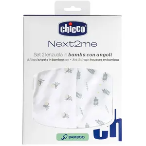 Set 2 draps housses en bambou Next2Me 