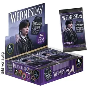 Comparateur de prix : Panini Wednesday Trading Cards - Mystere Boite de 24 Pochettes