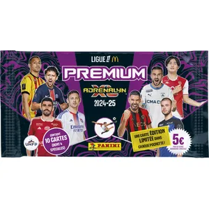 Foot Panini Adrenalyn Ligue 1 Mcdo 24-25 Pochette Premium Or - Carte à collectionner - PNN01975 pas cher