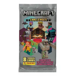 Panini Cartes à Collectionner Minecraft Challenges 18 Packs Anglais pas cher