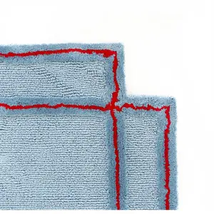 MAGIS tapis VOLENTIERI CORNICE 200 x 300 cm (Bleu - 97% lin et 3% visc... pas cher