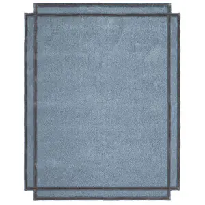 MAGIS tapis VOLENTIERI CORNICE 300 x 400 cm (Gris glace - 97% lin et 3% viscose) pas cher