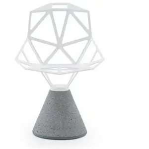 Magis Chaise Pivotante Avec Base Chair_One (Blanc - Aluminium Et Cemen...